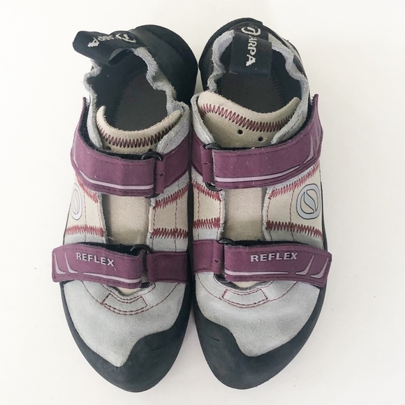 Scarpa Shoes - SCARPA Reflex Pewter/Plumb Rock Climbing Shoe
